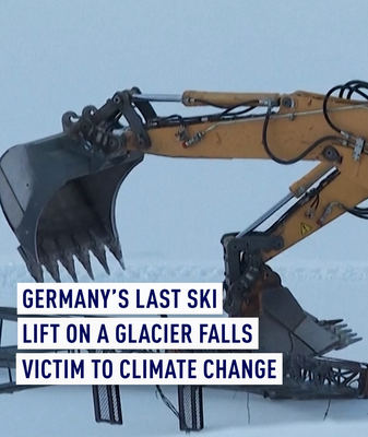 Germany’s Last Glacier Ski Lift Demolished as Ice Vanishes 🏔️❄️ video poster
