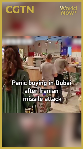 Dubai Faces Panic Buying After Iranian Missile Strike; UAE Assures Supplies 🌍🛒 video poster