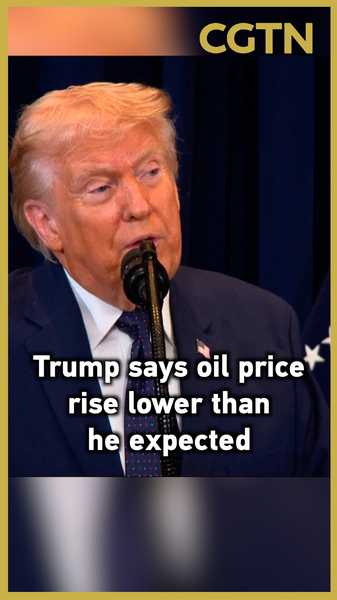 Trump: Oil Price Surge 'Lower Than Expected' Amid Middle East Tensions ⚡🛢️ video poster