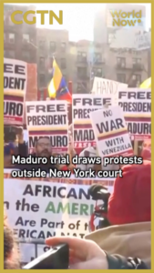 Maduro Trial Sparks Protests in NYC 🚨🇻🇪 video poster