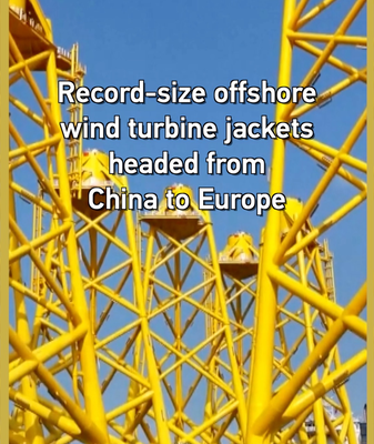 China Ships Record-Breaking Wind Turbine Jackets to Europe 🌊💨 video poster