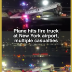 Plane Collides with Fire Truck at NYC Airport: Casualties Reported ✈️🚒 video poster