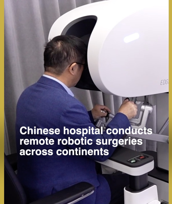 Chinese Hospital Pioneers Cross-Continent Robotic Surgeries 🌐🤖 video poster