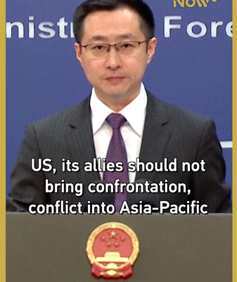 China Urges US Allies to Avoid Asia-Pacific Tensions 🌏✌️ video poster