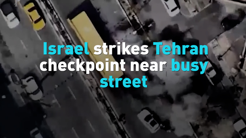 Israeli Airstrike Hits Tehran Checkpoint Amid Rising Tensions 🌍💥 video poster