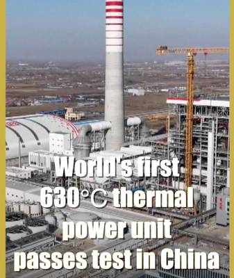 China Powers Up World’s First 630℃ Thermal Unit 🌍⚡ video poster
