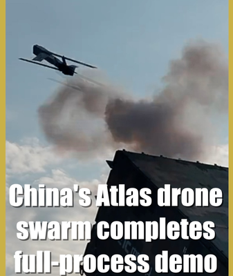China_s_Atlas_Drone_Swarm_Showcases_AI_Powered_Military_Tech video poster