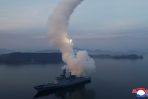 DPRK_Launches_Strategic_Cruise_Missiles_in_Naval_Drill__KCNA_Reports
