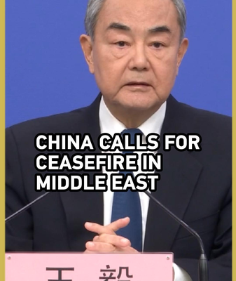 China Urges Ceasefire in Iran Conflict, Warns Against Escalation 🌍✌️ video poster