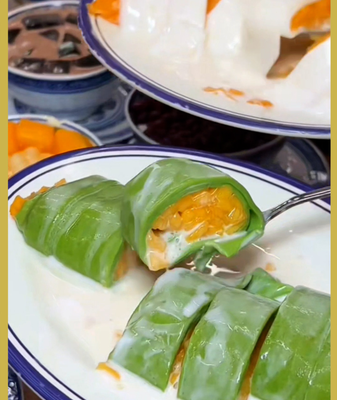 Hainan's Secret Dessert: Mango Rice Rolls Steal the Spotlight 🥭✨ video poster