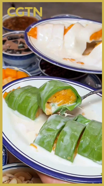 Hainan's Secret Dessert: Mango Rice Rolls Steal the Spotlight 🥭✨ video poster