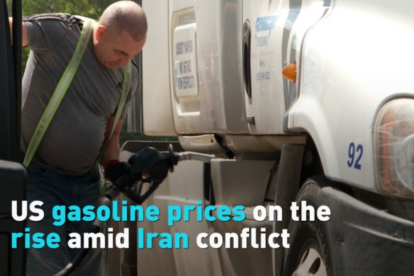 U.S. Gas Prices Skyrocket as Middle East Tensions Escalate 🌍⛽ video poster