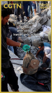 Blood-Stained Books: Iran School Strike Sparks Global Outrage 🌍💔 video poster