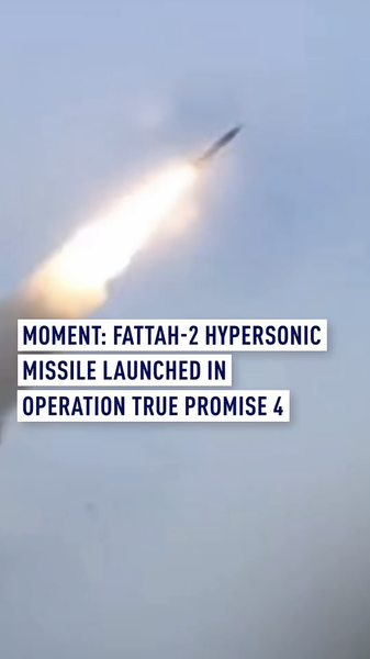 Iran Unveils Fattah-2 Hypersonic Missile in Latest Military Drill 🌍🚀 video poster