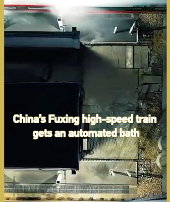 China’s Fuxing Bullet Train Gets a High-Tech Spa Day 🚄✨ video poster