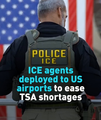 ICE Agents Step In at US Airports Amid TSA Staffing Crunch 🛫 video poster