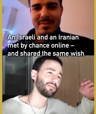 Israeli & Iranian Strangers Unite Online for Peace 🌍💬 video poster