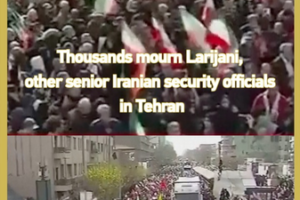 Iran_Mourns_Larijani__Thousands_Attend_Tehran_Funeral video poster