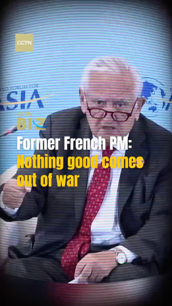 Ex-French PM Slams US-Israel Strikes at Boao Forum 🌍✌️ video poster
