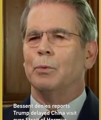 Bessent Dismisses Claims Trump Delayed China Trip Over Hormuz 🌏✈️ video poster