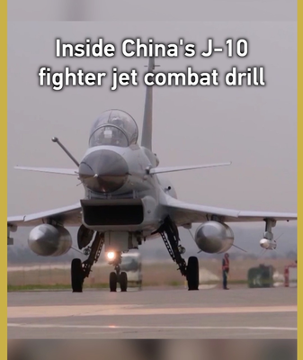 China’s J-10 Fighter Jets Soar in High-Stakes Combat Drills 🛩️💥 video poster