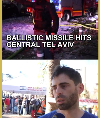 Ballistic Missile Strikes Tel Aviv Amid Escalating Tensions 💥🌍 video poster