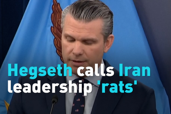 U.S. Defense Chief Hegseth Labels Iran's Leadership 'Rats' Amid Tensions 🚨 video poster