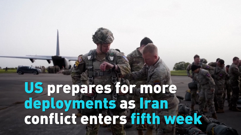 US Troop Surge Looms as Iran Conflict Enters Fifth Week 🌍✈️ video poster