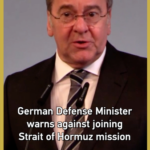 Germany Warns Against Joining US-Led Strait of Hormuz Mission 🚨🌍 video poster