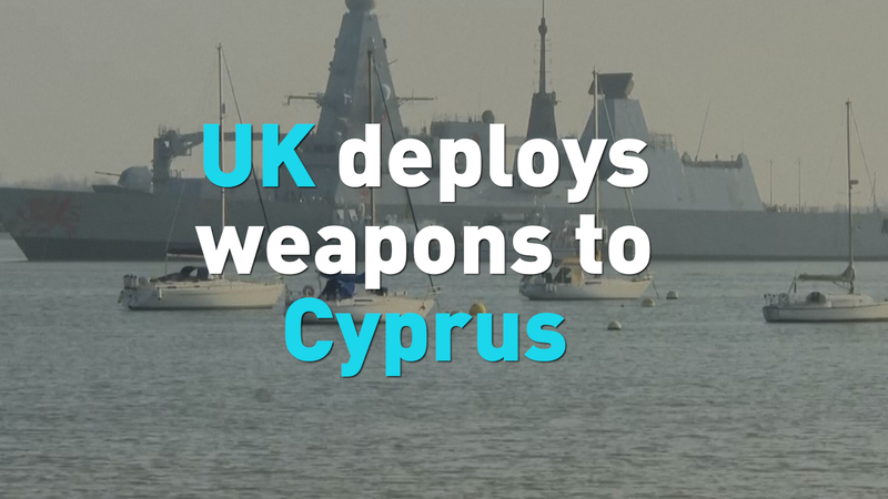 UK Bolsters Cyprus Defense with Warship, Helicopters After Drone Strike 🚁⚔️ video poster