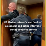 US Marine Vet Injured in Capitol Protest Clash 🚨 video poster