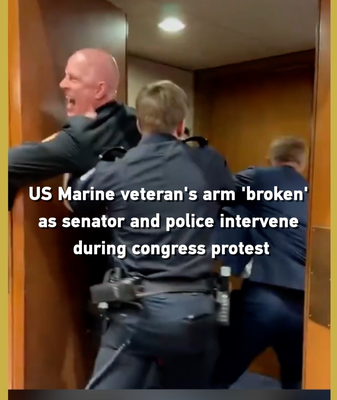 US Marine Vet Injured in Capitol Protest Clash 🚨 video poster