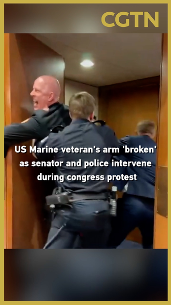 US Marine Vet Injured in Capitol Protest Clash 🚨 video poster