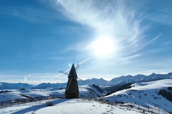 Winter Wonderland: Jiangbulak's Snowy Majesty Stuns in 2026 ❄️ video poster