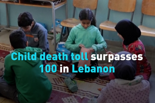 Child Death Toll Tops 100 in Lebanon Conflict 😢 video poster