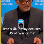 Iran Accuses US of 'War Crime' in Naval Incident 🌊⚖️ video poster