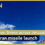 🚨 Iran Launches Missiles Toward Jerusalem; Sirens Sound Across Israel 🚨 video poster
