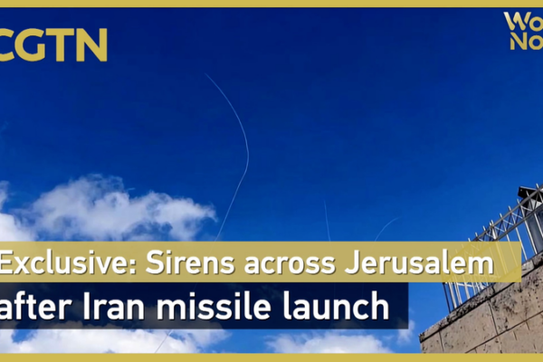 🚨 Iran Launches Missiles Toward Jerusalem; Sirens Sound Across Israel 🚨 video poster