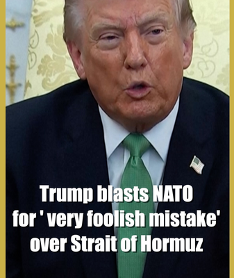 Trump Slams NATO Over Strait of Hormuz Stance 🌍⛽ video poster