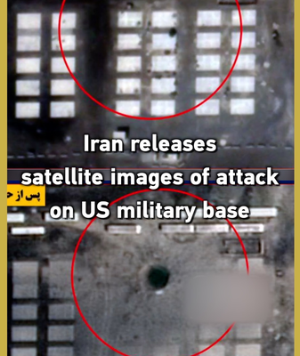 Iran Releases Satellite Images of US Base Attacks 🛰️💥 video poster