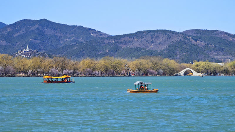 🌸 Spring Blooms Paint Beijing’s Summer Palace in Pink & Green 🌿