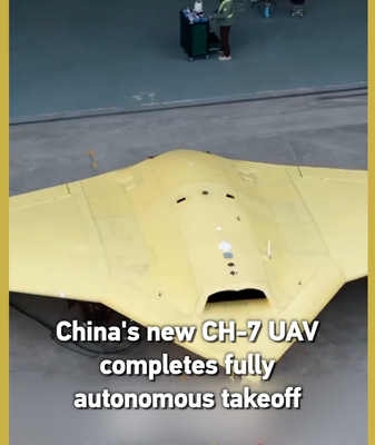 China's CH-7 UAV Soars with Fully Autonomous Flight Tech 🚀 video poster