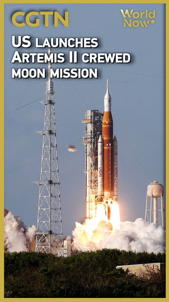 NASA’s Artemis II Blasts Off: First Crewed Moon Mission in 50+ Years 🌕🚀 video poster