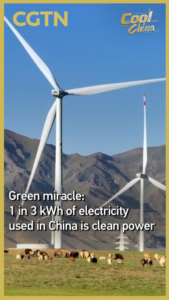 China’s Clean Energy Surge: 1 in 3 kWh Now Green 🌱⚡ video poster