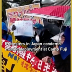 Protests Erupt Near Camp Fuji Over New Missile Deployment 🚨 video poster
