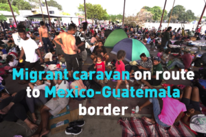 Migrant Caravan Nears Mexico-Guatemala Border Amid Shifting Trends 🌎🚶♂️ video poster