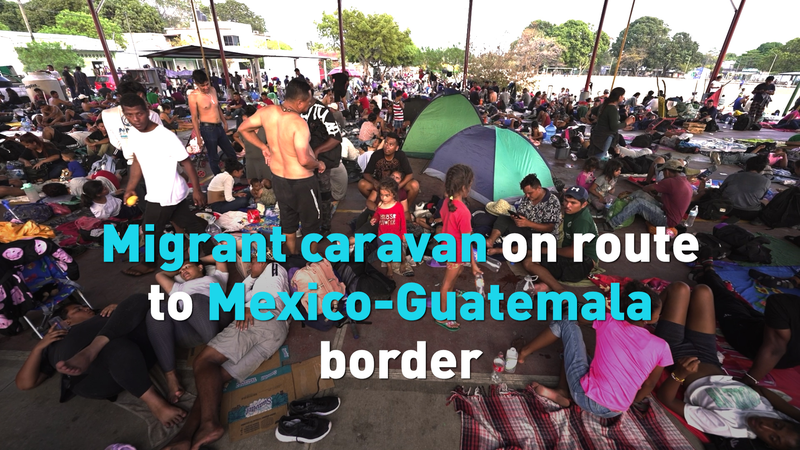 Migrant Caravan Nears Mexico-Guatemala Border Amid Shifting Trends 🌎🚶♂️ video poster
