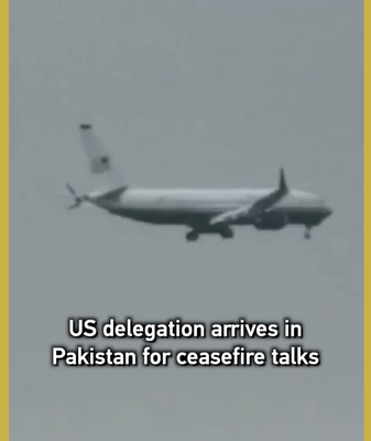 US, Iran Envoys Meet in Pakistan for Ceasefire Talks 🌍✌️ video poster