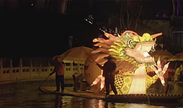 Yangshuo's Golden Dragon Dazzles Beijing with First-Ever Water Parade 🐉✨ video poster