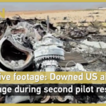 6R4D2ODSQKUD8FU3HHE8 - 🌍NewspaperAmigo – Your Global News Buddy 🗞️ Exclusive Footage Reveals US Aircraft Wreckage in Iran Rescue Op 🚨✈️ video poster